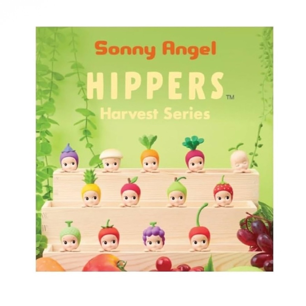 Sonny Angel Hippers Harvest Series fruit vegetable mini figure attach NWT Apple - Picture 6 of 8